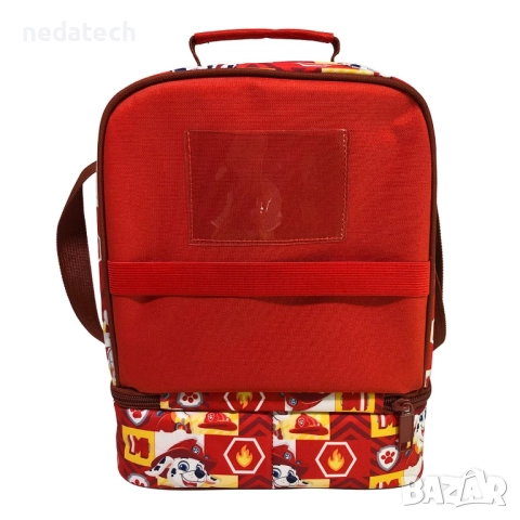 Термо чанта за обяд Paw Patrol, Червен, 22x14x28 см., снимка 3 - Хладилни чанти - 51520798