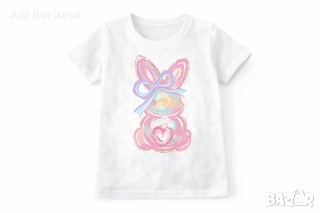 Великденски детски тениски с име | Персонализиран подарък 2026, снимка 5 - Други - 54148126