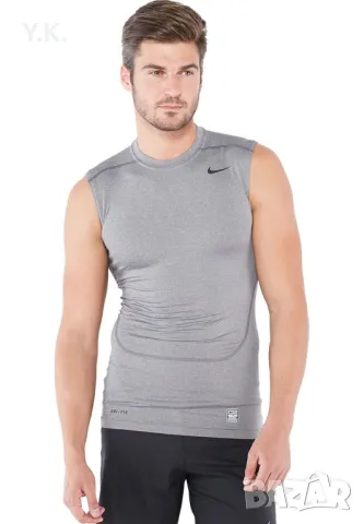 Оригинален мъжки потник Nike Pro Combat Compression Dri-Fit, снимка 5 - Тениски - 46818758