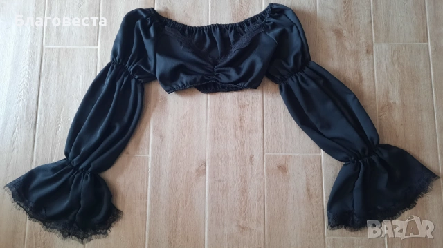 Къс топ с дантела на Hilsbrand/ Hilsfashion, снимка 4 - Корсети, бюстиета, топове - 53998078