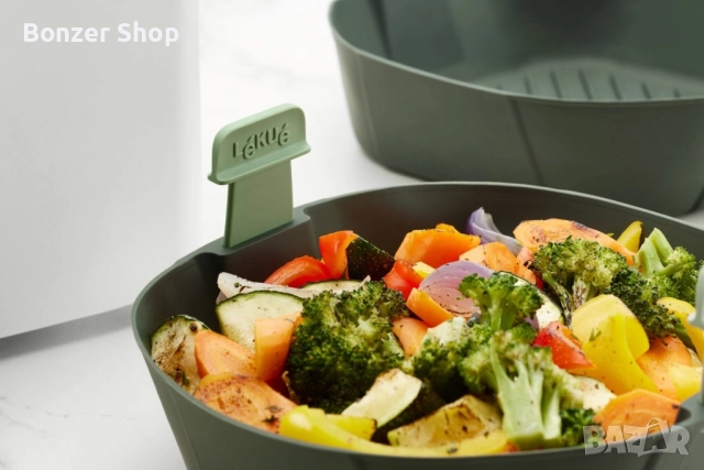 Кошничка за фритюрник с горещ въздух, оребрена, снимка 3 - Фритюрници - 51830900