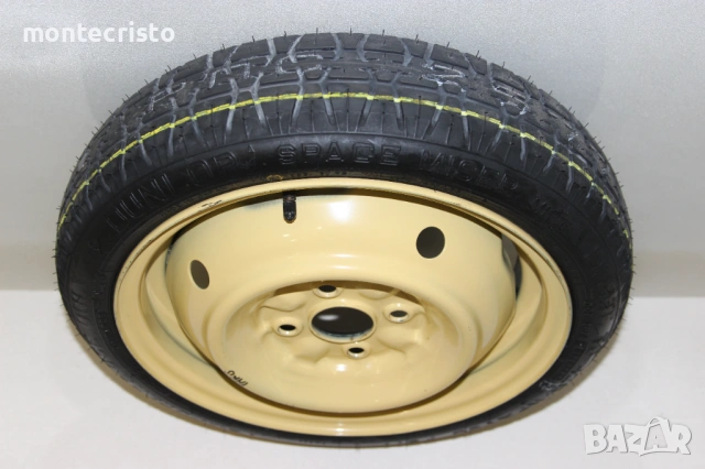 Резервна гума патерица Toyota Yaris P1 P9 (1999-2011г.) 4x100 / 54.1 Тойота Ярис, снимка 4 - Гуми и джанти - 53879747