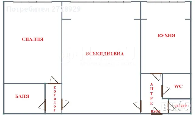 Двустаен апартамент, снимка 2 - Aпартаменти - 47138797