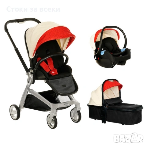 Бебешка количка 3 в 1, Zizito Harmony Lux, снимка 7 - Детски колички - 53226132