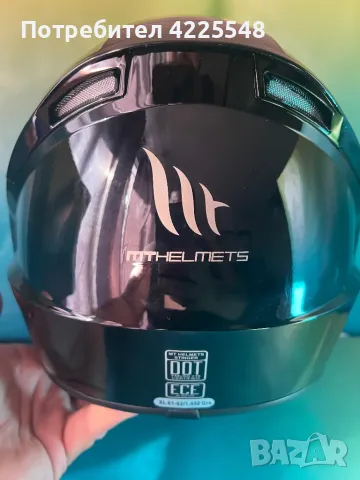 Чисто нова каска MT HELMETS STINGER черна размер XL, снимка 8 - Аксесоари и консумативи - 47145900