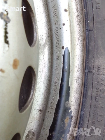 Джанта 6 1/2Jx16H2 ET51 с гума за Фолксваген / Мерцедес, снимка 5 - Гуми и джанти - 51005767