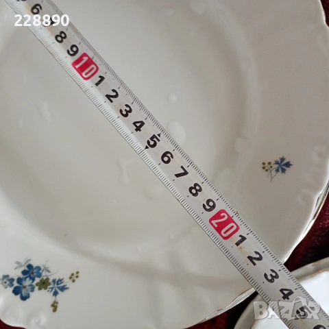 Български порцелан сервиз -35части, снимка 7 - Антикварни и старинни предмети - 53219008