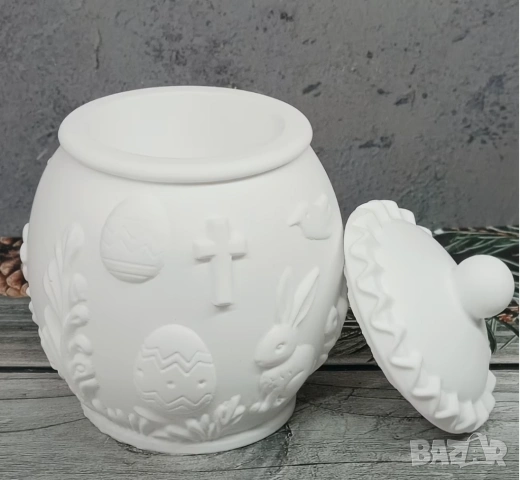 Молд бурканче с капак Великден , снимка 5 - Форми - 53337376