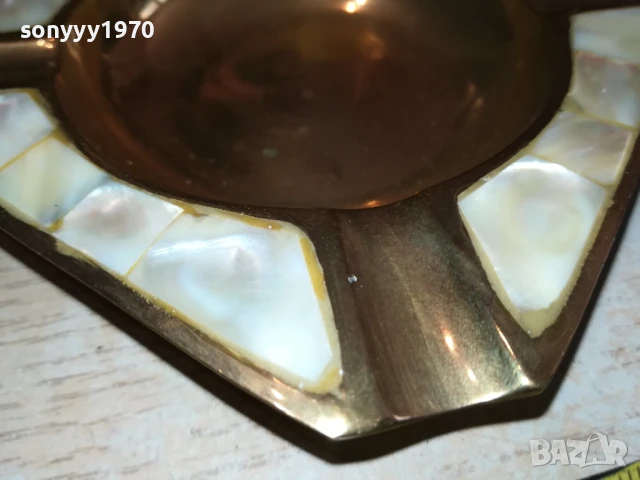 МЕСИНГОВ ПЕПЕЛНИК ОТ АНГЛИЯ 2007251923LCHERY, снимка 12 - Антикварни и старинни предмети - 51084231