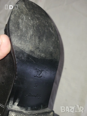 LOUIS VUITTON  боти естествена кожа 37-37,5, снимка 8 - Дамски боти - 53426639