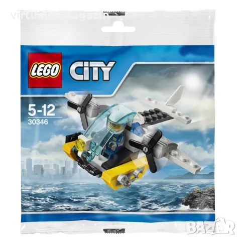 Конструктор Лего - модел LEGO City 30346  - Prison Island Plane polybag, снимка 1 - Конструктори - 47007436