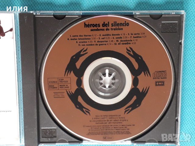 Héroes Del Silencio – 1990 - Senderos De Traición(Hard Rock), снимка 6 - CD дискове - 45032407