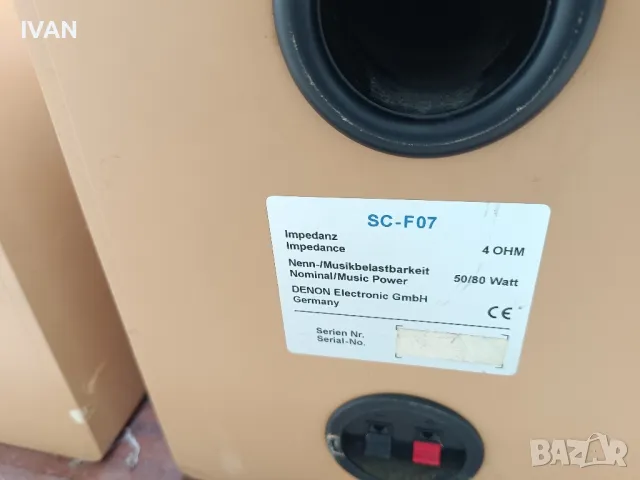 продавам тонколони denon-sc-f07, снимка 4 - Тонколони - 47080743