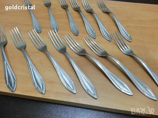 стари български прибори за хранене вилици и лъжици , снимка 3 - Антикварни и старинни предмети - 49328843