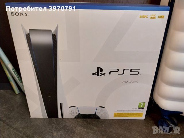 Конзола PlayStation 5 825GB, НОВ, НЕУПОТРЕБЯВАН