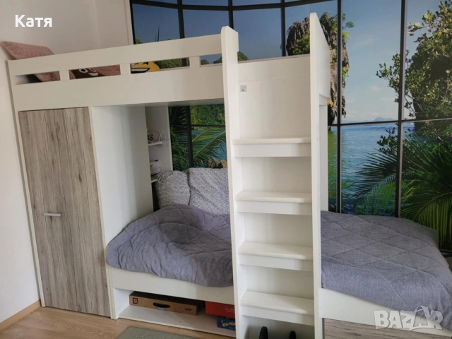 ДВУЕТАЖНО ЛЕГЛО, снимка 10 - Спални и легла - 53209525