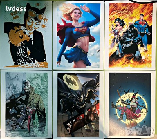 Арт Принт DC Comics 30x40см - Art Print, Batman, Supergirl, Catwomen, Harley Quinn, Aquaman, Joker.., снимка 7 - Колекции - 45668465