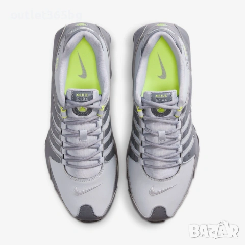Nike - Shox NZ номер 43,45 мъжки сиви Оригинал Код 7601, снимка 4 - Маратонки - 53295023