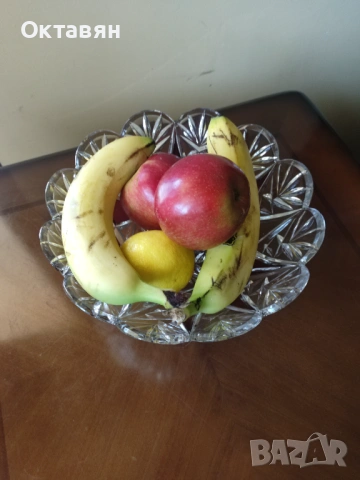 Кристална фруктиера, снимка 14 - Аксесоари за кухня - 53926225