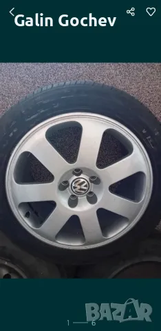  алуминиеви оригинални 18 цолови джанти с гуми за vw.audi
