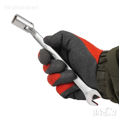 Комплект глухи звездогаечни ключове JCB 5010R – 10 части, 8–21 мм, Cr-V стомана, снимка 3 - Ключове - 52452033