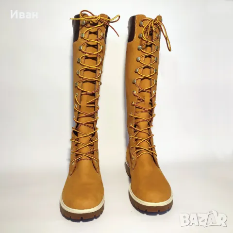 Дамски ботуши Timberland кожа водоустойчиви, снимка 5 - Дамски ботуши - 49192565