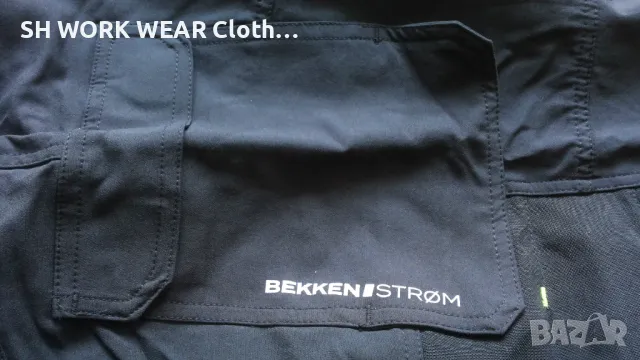 Bekken & Strom MOELV HÅNDVERKSBUKSE 4-VEIS STRETCH Work Pant раз. 58 / XXXL еластичен работен W4-221, снимка 9 - Панталони - 46922101