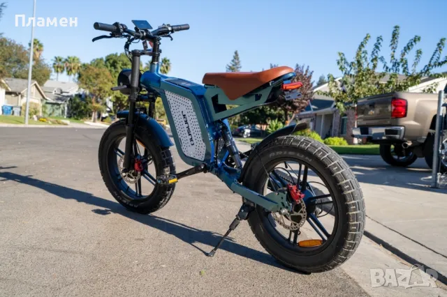 Ново!! Електрическо колело Jansno X60 2*750W 48V/23Ah 48 км.ч., снимка 3 - Велосипеди - 50368349