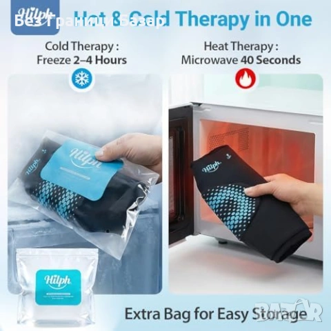 Нова Охлаждаща гел превръзка за глезен и ахилес, удебелен гел чорап, снимка 7 - Други - 53536150