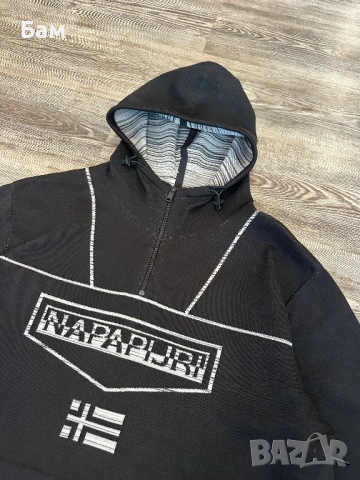Мъжко!Napapijri Rainforest Knit Jacket размер ХЛ/ХХЛ, снимка 4 - Якета - 54082924