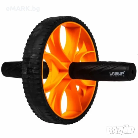 Колело за трениране с две удобни неплъзгащи се ръкохватки за упражнения на различни мускулни групи, снимка 1