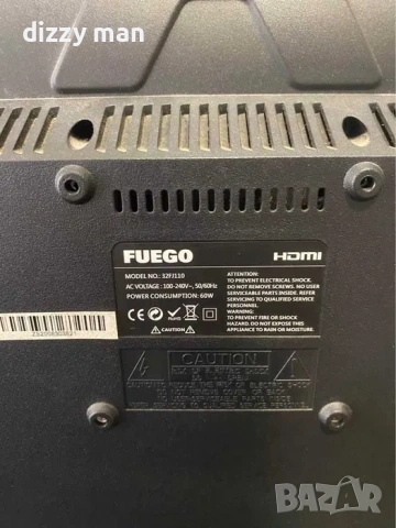 Телевизор Fuego 32FJ110 32" / 80см LED - Изгоден, снимка 3 - Телевизори - 54138652