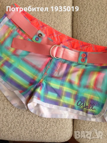 Дамски къси панталони  с колан!