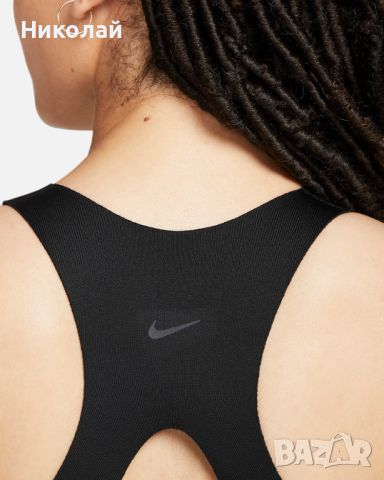 nike alpha high-support padded zip-front bra, снимка 12 - Корсети, бюстиета, топове - 45699736