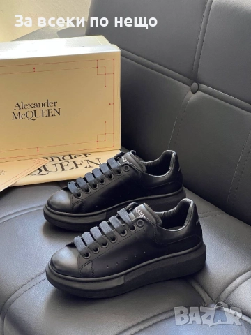 Alexander McQueen Дамски Черни Маратонки👟Дамски Спортни Обувки В Черен Цвят Код P1347
