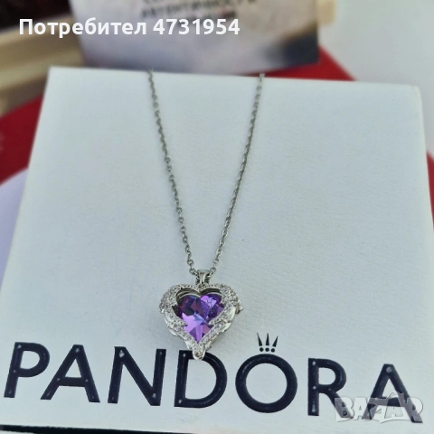 Дамски колиета Pandora, снимка 3 - Колиета, медальони, синджири - 53402689