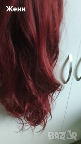 Дълга лейс фронт перука наситено борд, снимка 3 - Аксесоари за коса - 54178204