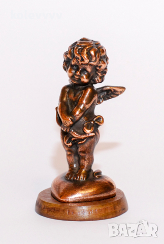 Статуетки,сувенири-Четири ангелчета "амурчета",медна галванопластика., снимка 5 - Други ценни предмети - 45056213