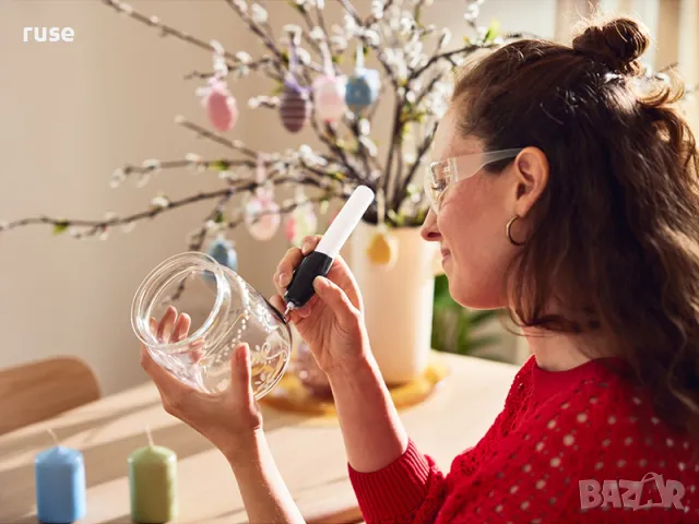 НОВИ! Уред за гравиране писалка + 2 бр. шаблони , снимка 4 - Инструменти за гравиране - 49873171