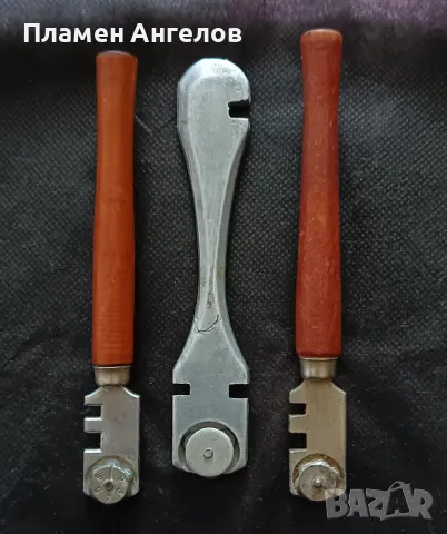 Стари елмази, стъклорези 3 броя. 