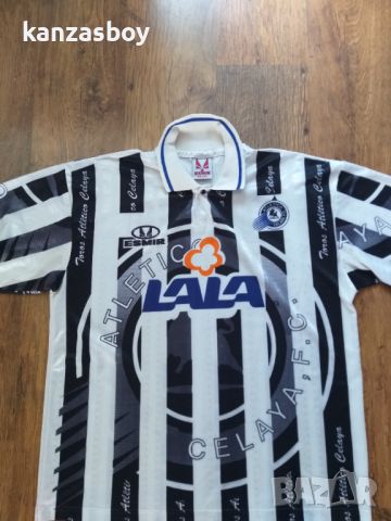 Club Celaya Away football shirt 1998 - 1999. Sponsored by Lala - ретро футболна тениска 2ХЛ, снимка 3 - Тениски - 46813845