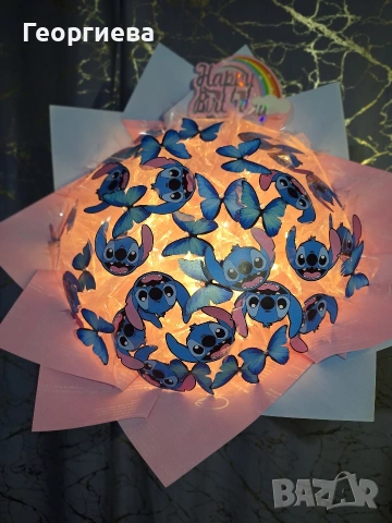 🎀Светещи ръчно изработени букети ✨️🦋, снимка 2 - Други стоки за дома - 53083239