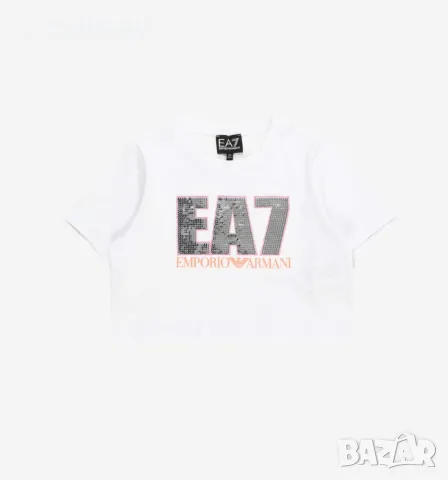 Къса тениска EA7 , снимка 4 - Детски тениски и потници - 49829387