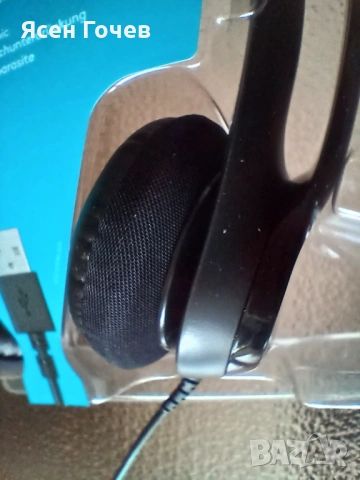 Продавам нови стерео слушалки LOGITECH с микрофон и USB конектор, снимка 7 - Слушалки за компютър - 53942843