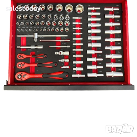 Шкаф с инструменти, 149 части с Чекмеджета, Заключване и много други аксесоари, снимка 4 - Други инструменти - 39368796