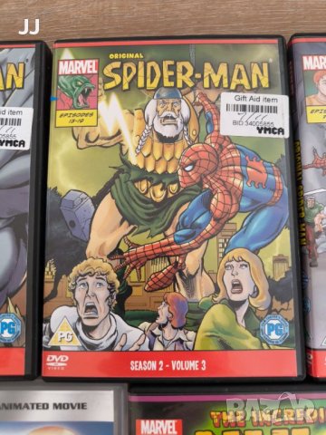 Marvel Animated Марвел Анимации DVD филми Spider-Man, Avengers Thor Captain America, снимка 4 - DVD филми - 45698837