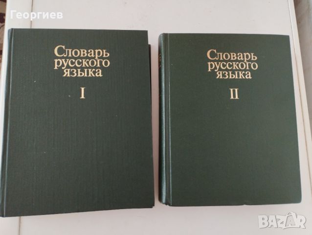 Речник на руските думи в два тома.Словарь русского язйка., снимка 2 - Чуждоезиково обучение, речници - 46010593