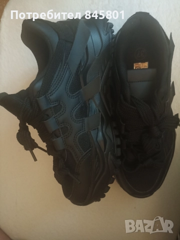 Маратонки черни Чисто Нови, снимка 3 - Маратонки - 52261244