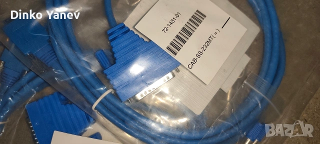 Cisco Console Cable CAB-SS-232MT (RS232 към Smart Serial) – нови, снимка 3 - Кабели и адаптери - 53802083