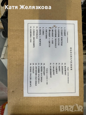 Продавам минераложка сбирка скали, полезни изкопаеми, нефт, снимка 3 - Други ценни предмети - 52356202